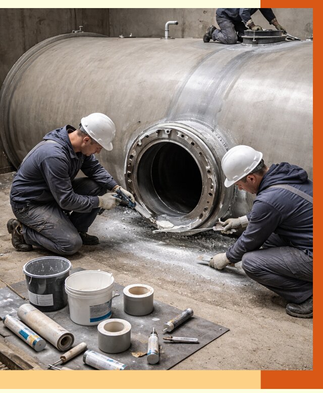 Гидроизоляция резервуара с топливом в Апшеронске от 76860 руб. под ключ | ТепломастерПшр